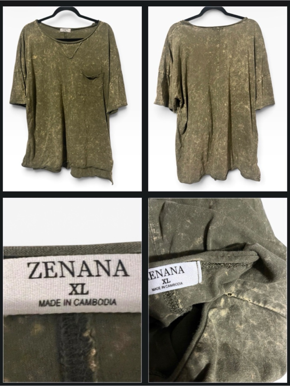 Green acid wash Zenana XL Women’s